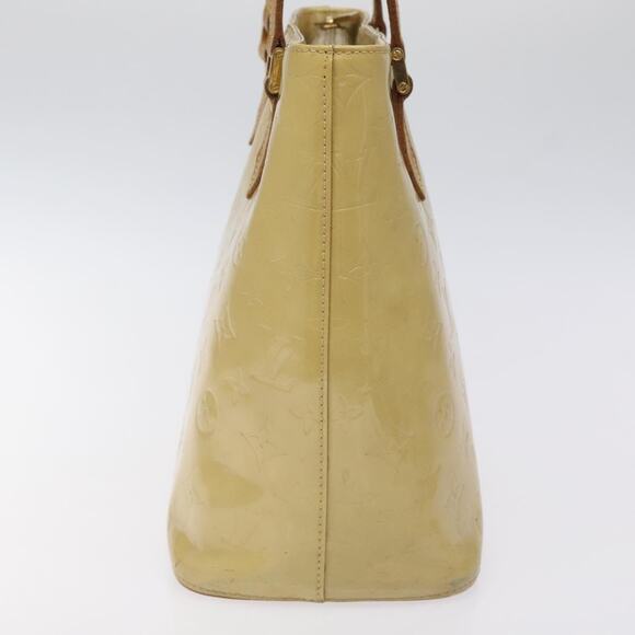 LOUIS VUITTON Monogram Vernis Houston Hand Bag Beige M91004 - Picture 5 of 13